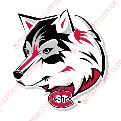 St. Cloud State Huskies Customize Temporary Tattoos Stickers NO.6331